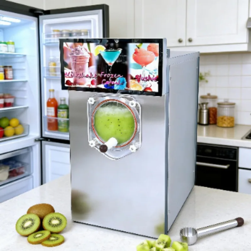 Commercial Snow Melter 12L + 11L Large Capacity Bar Ice Cream Smoothie Machine Countertop Cocktail Milkshake Cold Drink Machine