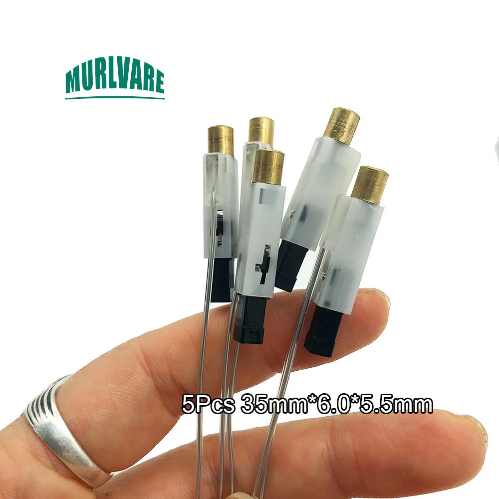 5Pcs 35mm*6.0mm*5.5mm Piezoelectric Electronics For Airbrush Nozzle Gas Soldering Iron Igniter Fire Gun Lighter Accessories