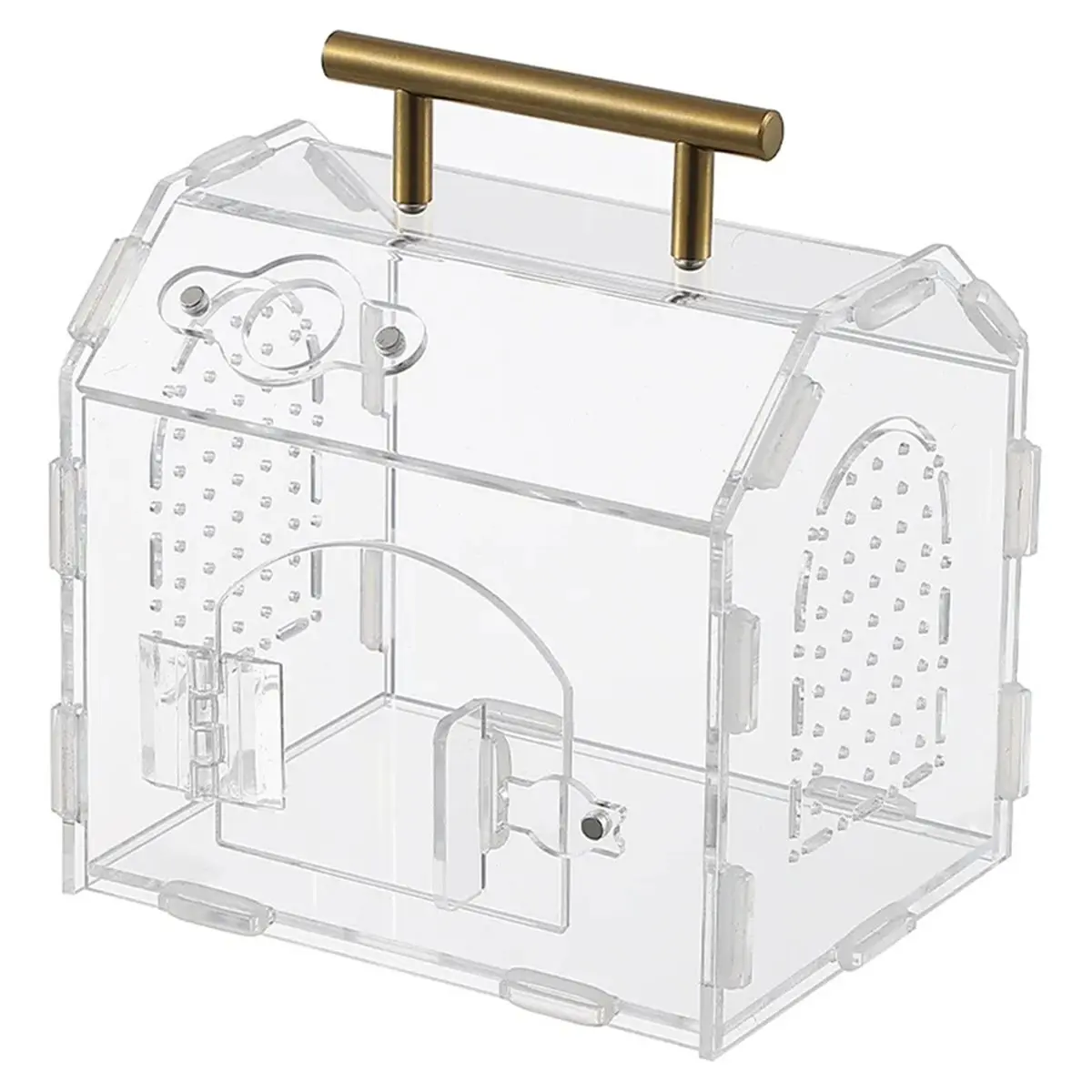 2026 Trend Transparent Garden Reptile Breeding Box Piece Acrylic Terrarium Habitat