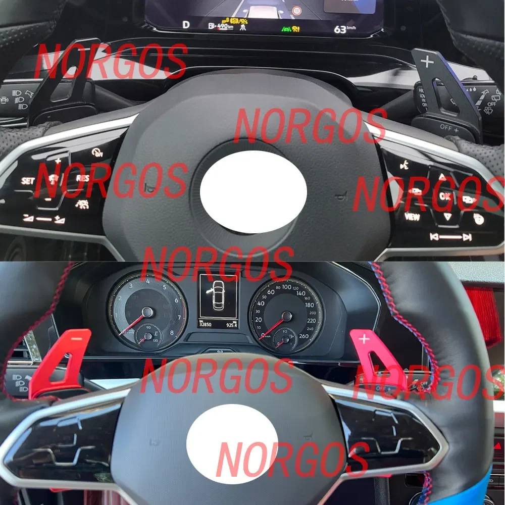 For Volkswagen Golf 8 Mk8 B8 MK7 CC Exploratory Passat shifters Carbon fiber car steering wheel shifters Extension shifters