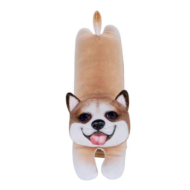 Cute Dog Cat Car Headrest Interesting Car Neck Pillow Safety Seat Belt Shoulder Cover Pad Men Women Girls Car Accessories