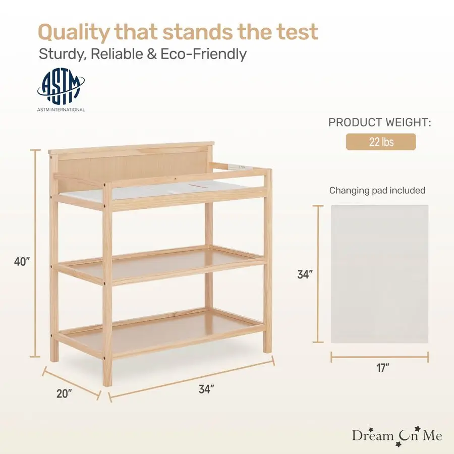 Jax Universal Changing table in Natural