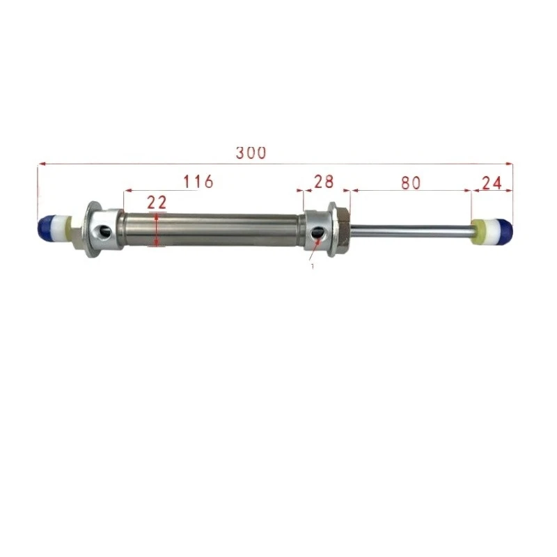 Manipulator Accessories: Inclined Arm 650 Single Section Up-Down Buffer Cylinder FCB20-80D-ZZ