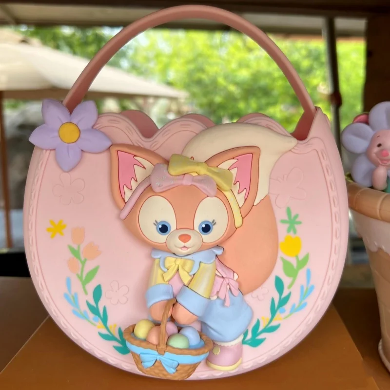 

Шанхай Disney 2025 Весенний день Linabelle с цветочной корзиной, ведро для попкорна, ведро для попкорна Chichititi, сувенир