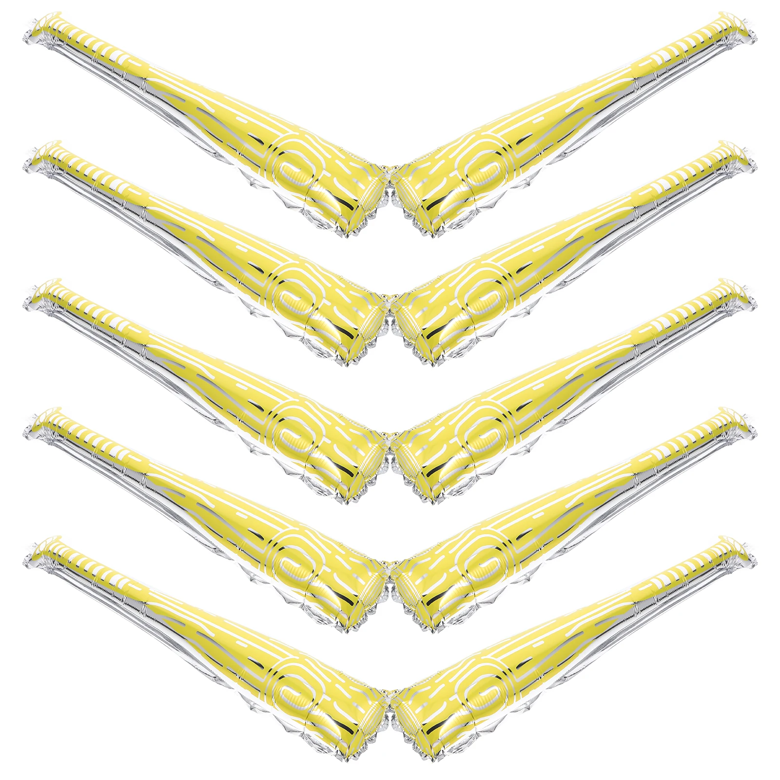 

10 Pcs Inflatable Baseball Bat Balloon Prank Inflates Creative Bats Props Decoration