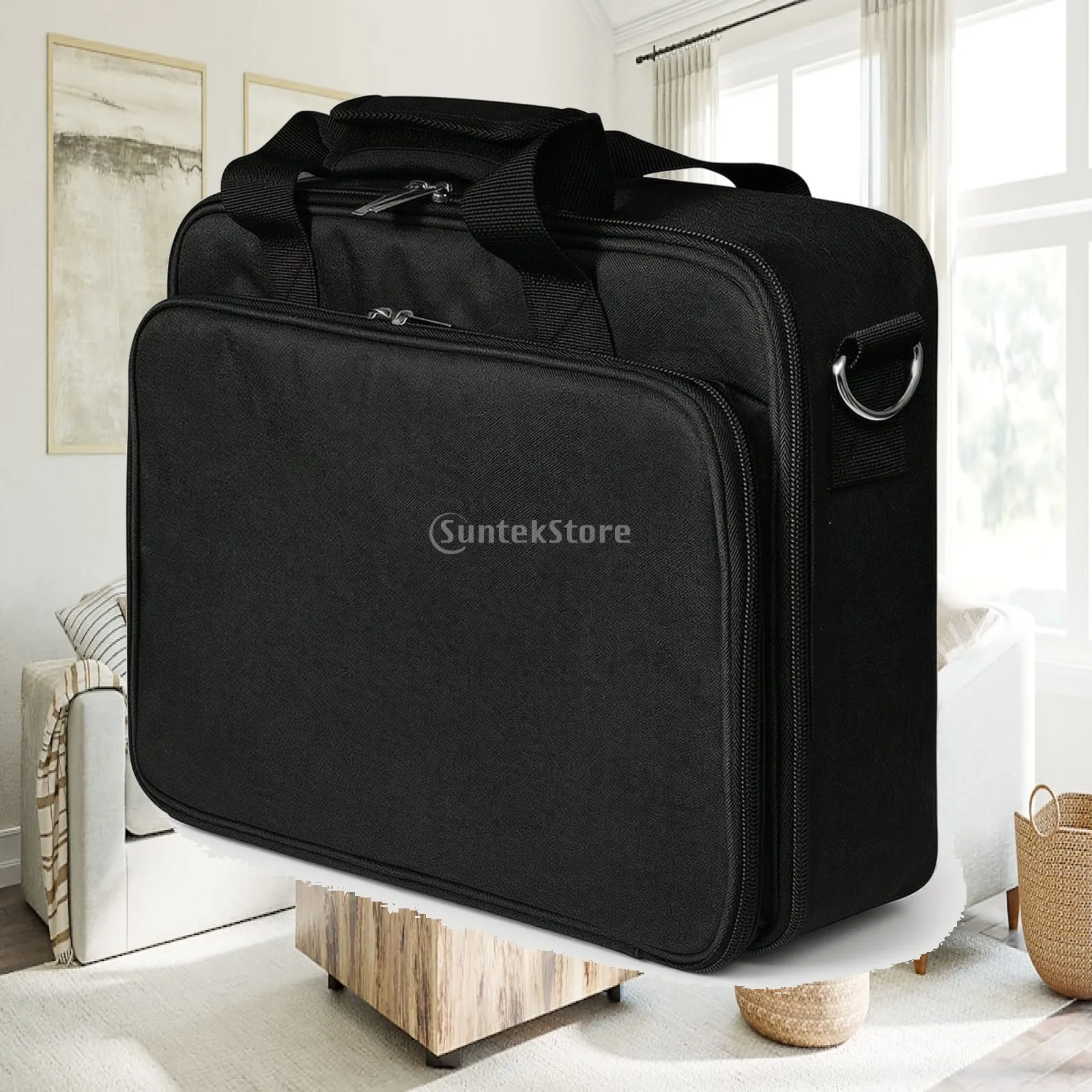 Barber Tool Bag Professional Barber Bag with Shoulder Strap Organizer Portable Case Long-Lasting for Barbers, Salon, Travel