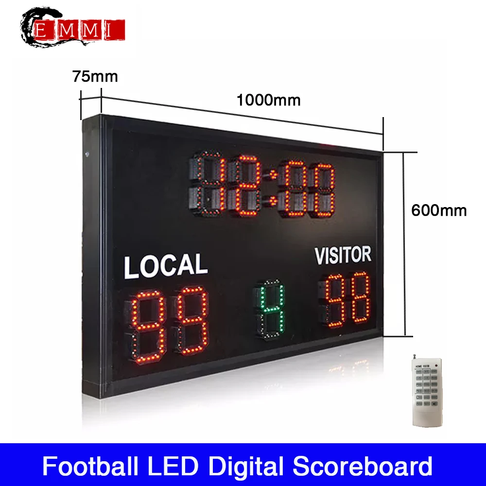 Football Scoreboard LED Electronic Scoreboard Sports Match Football Scoreboard For Sports Games