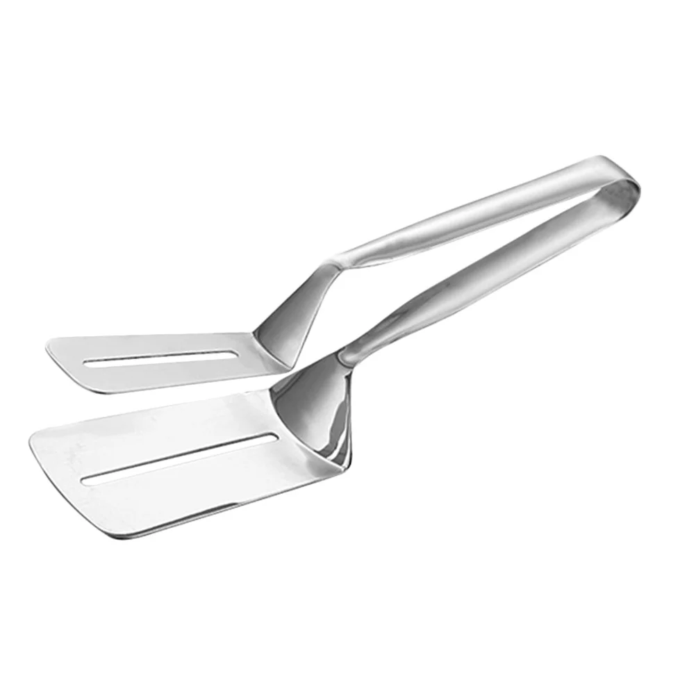 

1pc Stainless Steel Steak Tongs Heavy Duty Kitchen Serving Clips For Barbecue Salad Bread Fish Grills Buffet Food Handling Tools