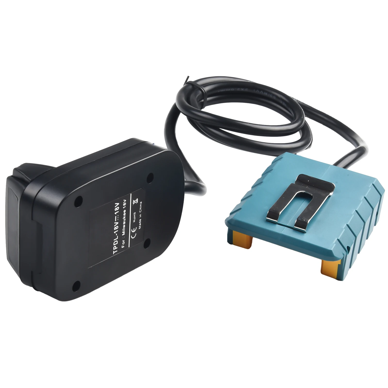 كابل تمديد البطارية كابل 9X7.5 سنتيمتر 3.5X3.0 'ل Milw Aukee الأسود محول كهربائي البطارية ل Mak Ita