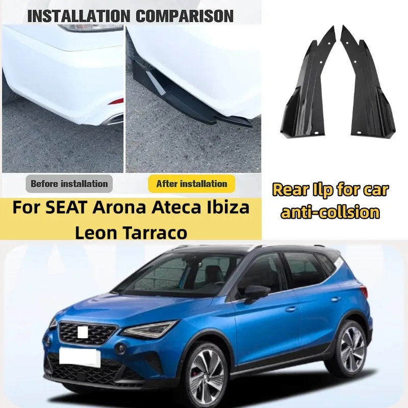 spoiler-traseiro-para-carro-difusor-saia-lateral-divisor-de-Angulo-protecao-anticolisao-para-seat-arona-ateca-ibiza-leon-tarraco