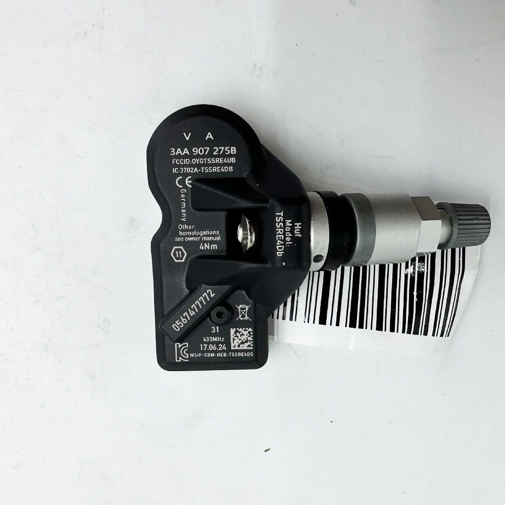 1/4PCS Tire Pressure Sensor TPMS 433MHz For VW CC 2.0L 3.6L 2011-2017 Tiguan Passat 3AA907275B 3AA907275F 3AA907275D 3AA907275