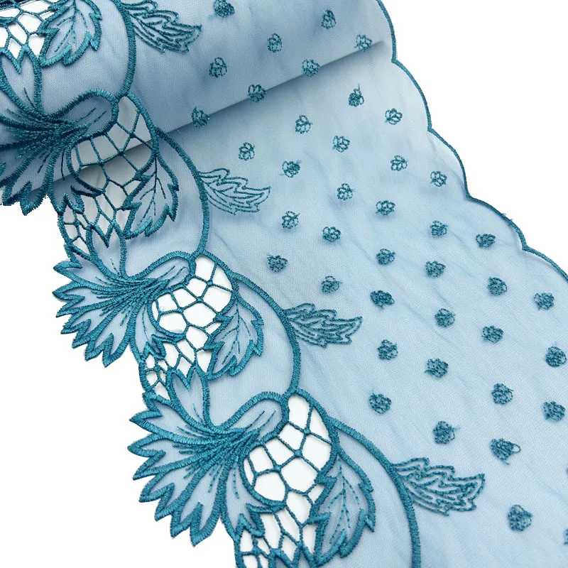 20Yards Floral Embroidered Lace Trim Skirt Hem Underwear Sewing Craft DIY Apparel Fabric Dress Lace Lingerie