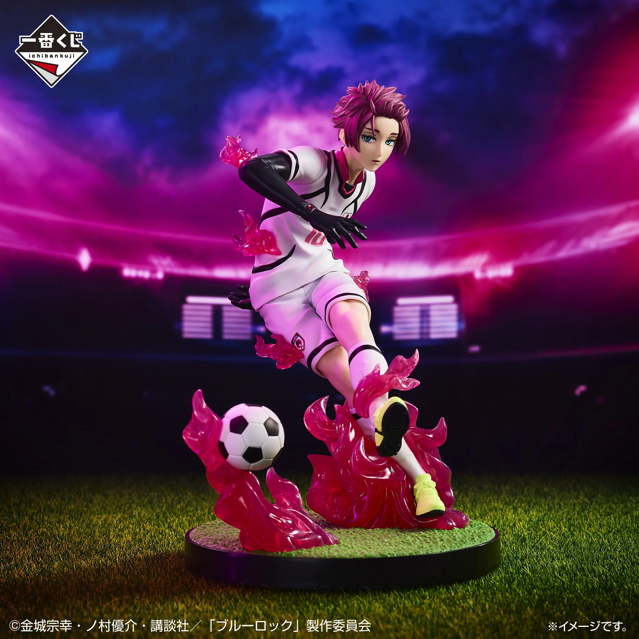 Bandai-Modèle de figurine d'anime à collectionner en PVC, Ichiban Kuji, BLUE LOCK, Bachira Meguru, Rin Itoshi Itoshi, Sae Oliver Aiku, Original Gift