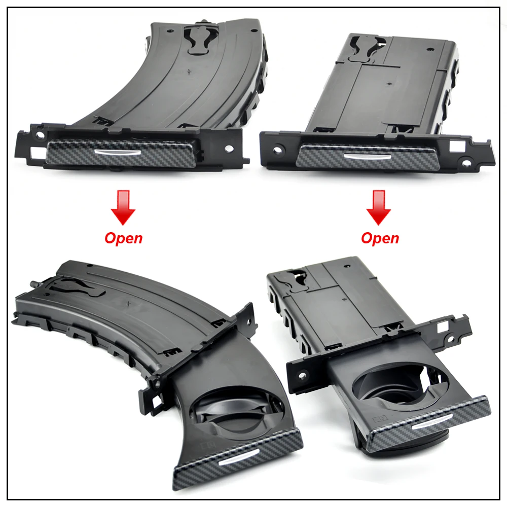 لسيارات BMW E90 E91 E92 E93 قابل للسحب جديد يسار/يمين سيارة الجبهة شرب كأس حامل كوب ماء حامل مشروبات حامل الكأس حامل #6