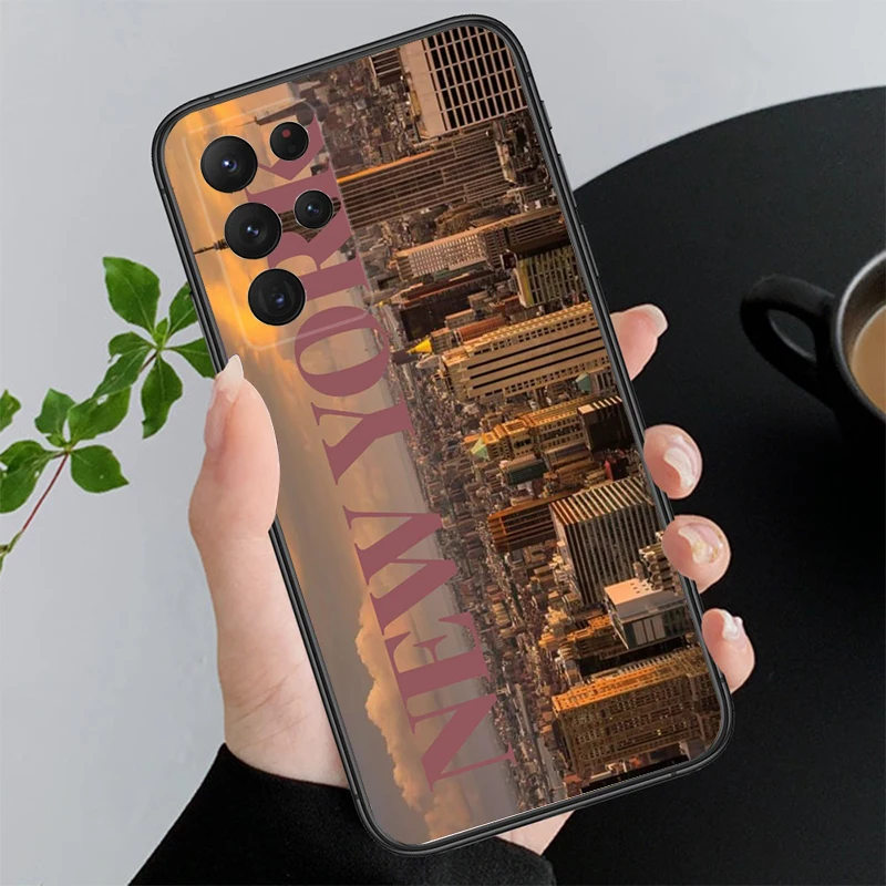 New York City Case For Samsung A57 A37 A17 A27 A56 A36 A16 A06 A07 A55 A35 A15 A52 A34 A24 A26 A53 A54 A05 A14 A73 A25