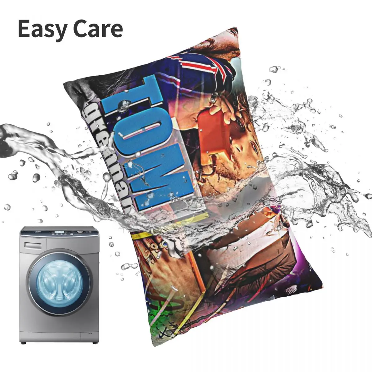 غطاء وسادة مستطيل من توم جريان، غطاء وسادة ديكور لغرفة النوم، وسادة رمي مريحة للمنزل