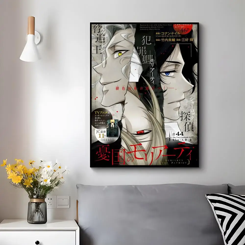 Clever Anime M-moriarty the Patriot Poster Modern Luxury Wall Poster Home Decor Space Enhancer