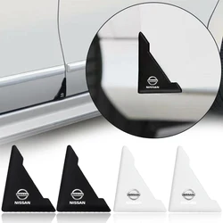 2x Car Door Corner Bumper Security Protection Stickers for Nissan X-trail Qashqai Note Juke Sentra Patrol Navara Car Accessories