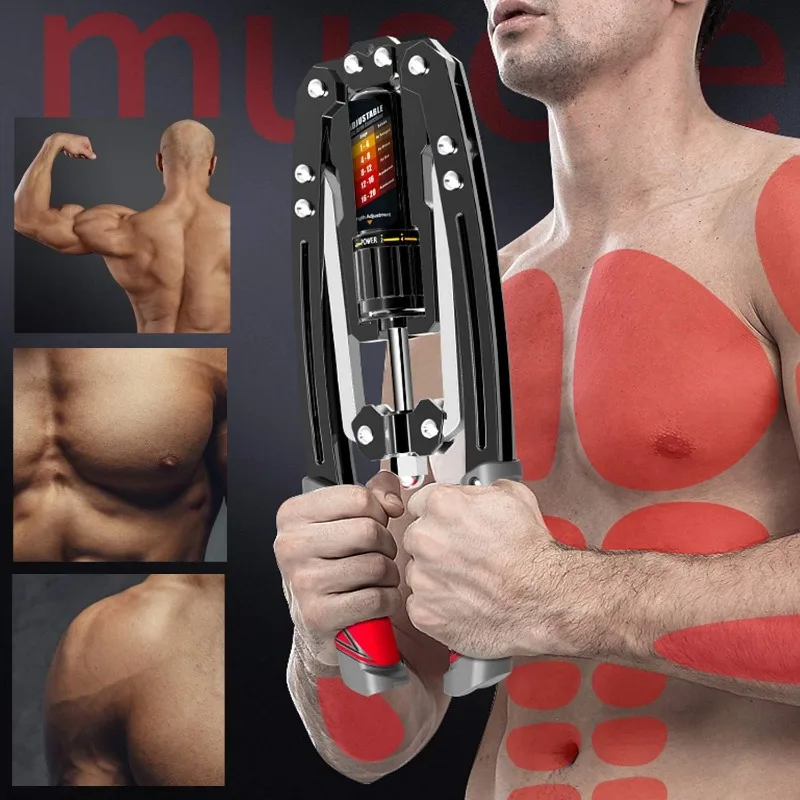 

Arm Exerciser - Adjustable 22-440lbs Hydraulic Power, Home Chest Expander
