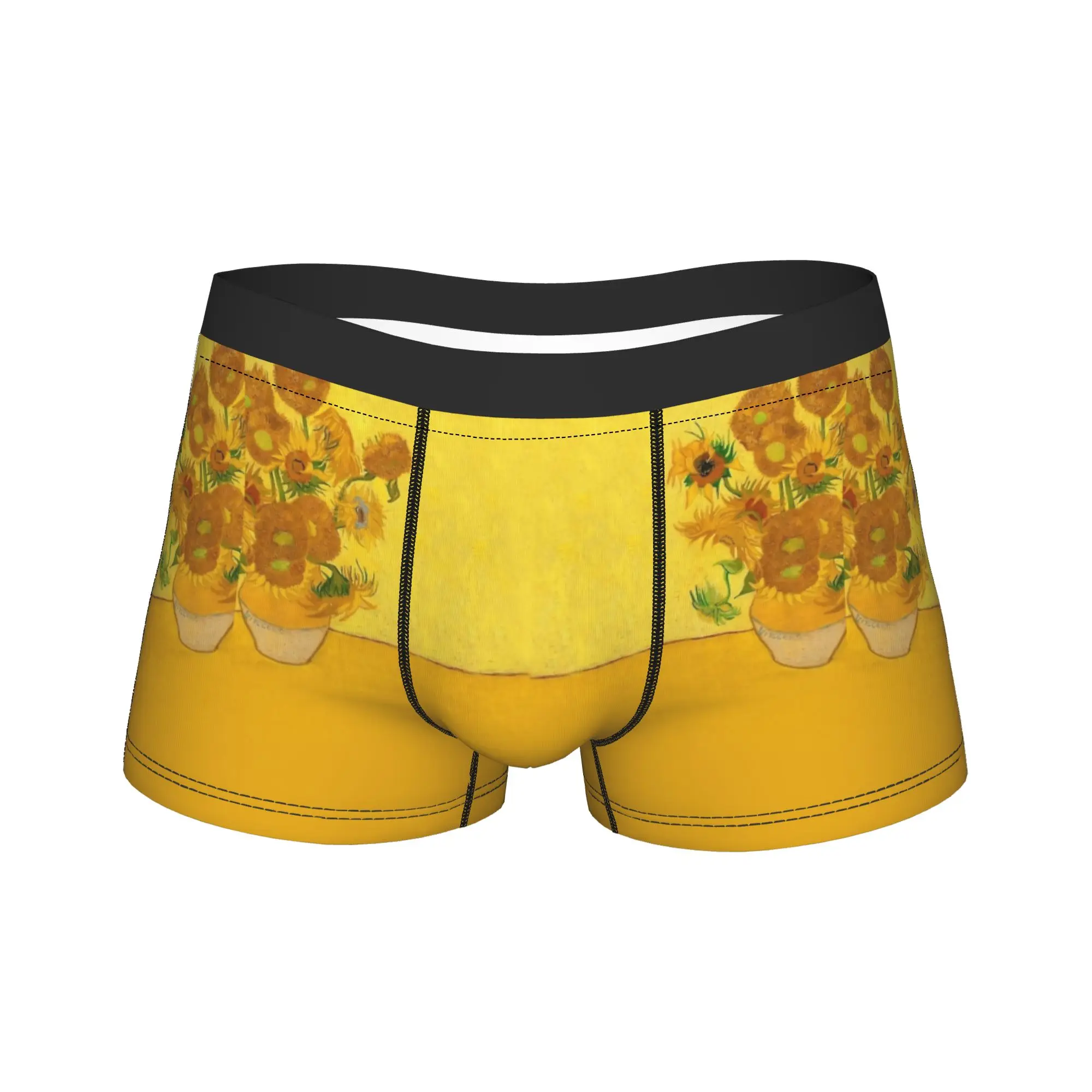 Van Gogh Underwear vincent Man Panties Print Classic Boxershorts Trenky Shorts Briefs Plus Size