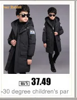 2026 Fashion Winter Duck Down Jacket for Big Boy Children Wear Parka Garments Clothes Thickened Hooded Feather Coat Clothing 6-1