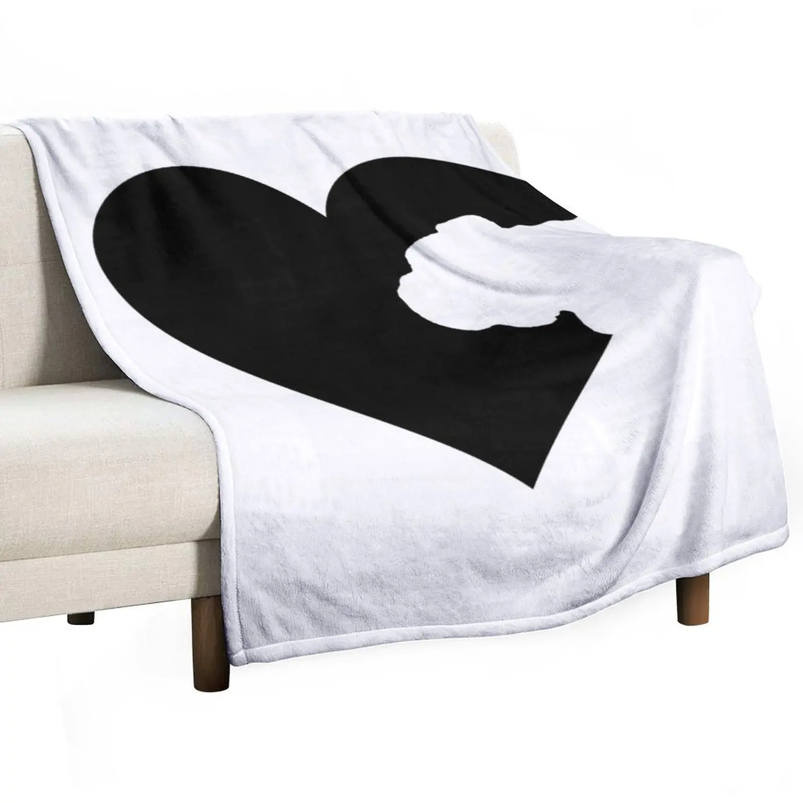 

The Heart of the English Bulldog Lover Throw Blanket Winter beds Nap Travel Multi-Purpose Blankets