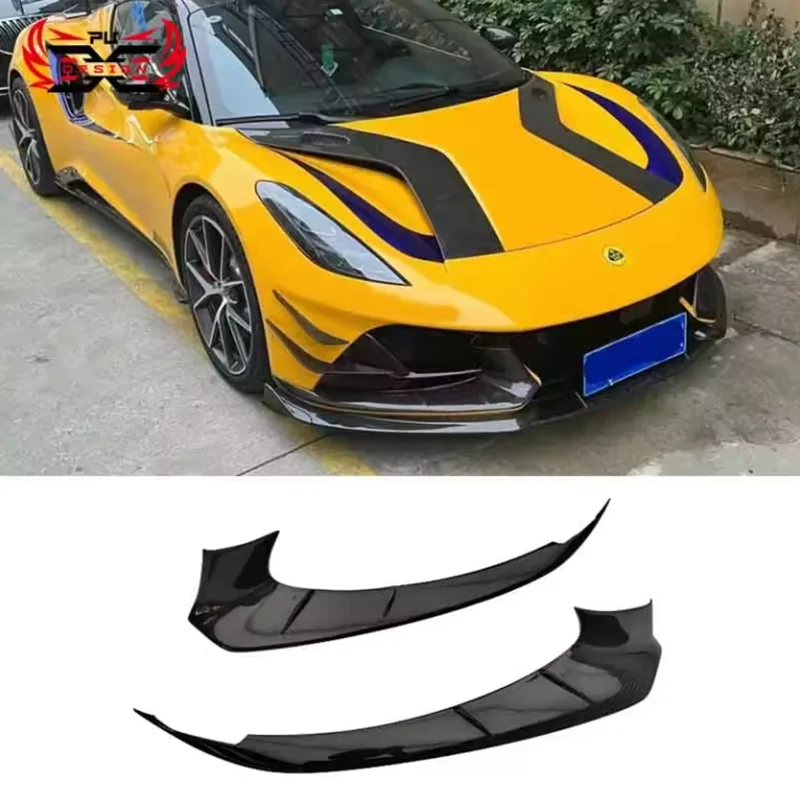 

High Quality Dry Carbon Fiber Front Bumper Spoiler Air Intake Trim Auto Parts Air Intake For Lotus splitter Emira Body kits