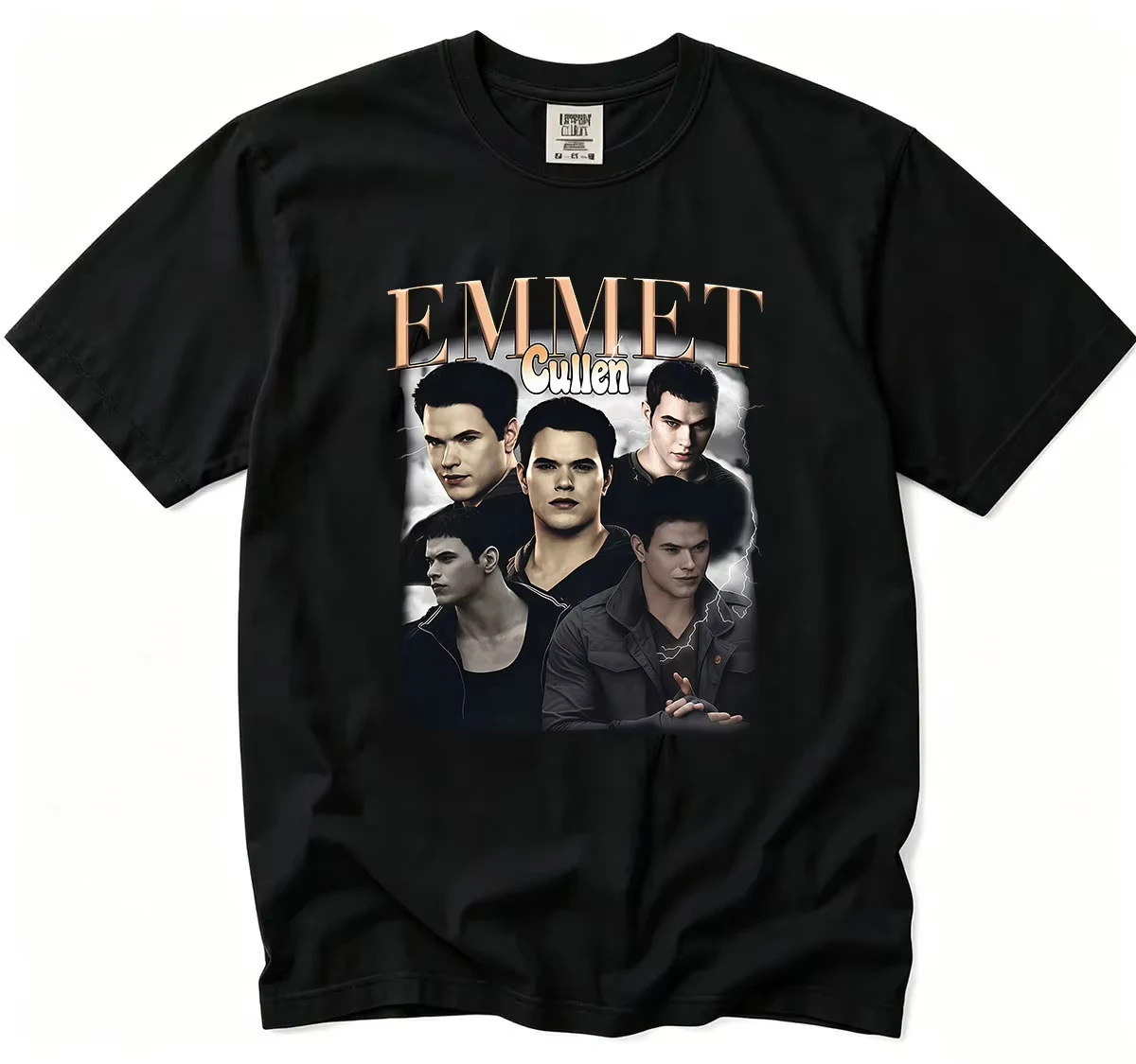 Summer Hot Sale Movie Twilight Emmet Cullen Graphic T Shirt Unisex Vintage Fashion T-shirt Breathable and Comfortable Clothes