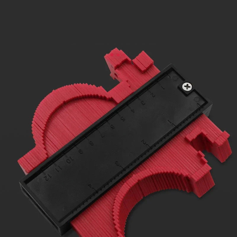 Contour Gauge Duplicator Ceramic Tile Carpet Cutting Template Profile Measuring Angle Ruler Contour Duplicator Woodworking Tools