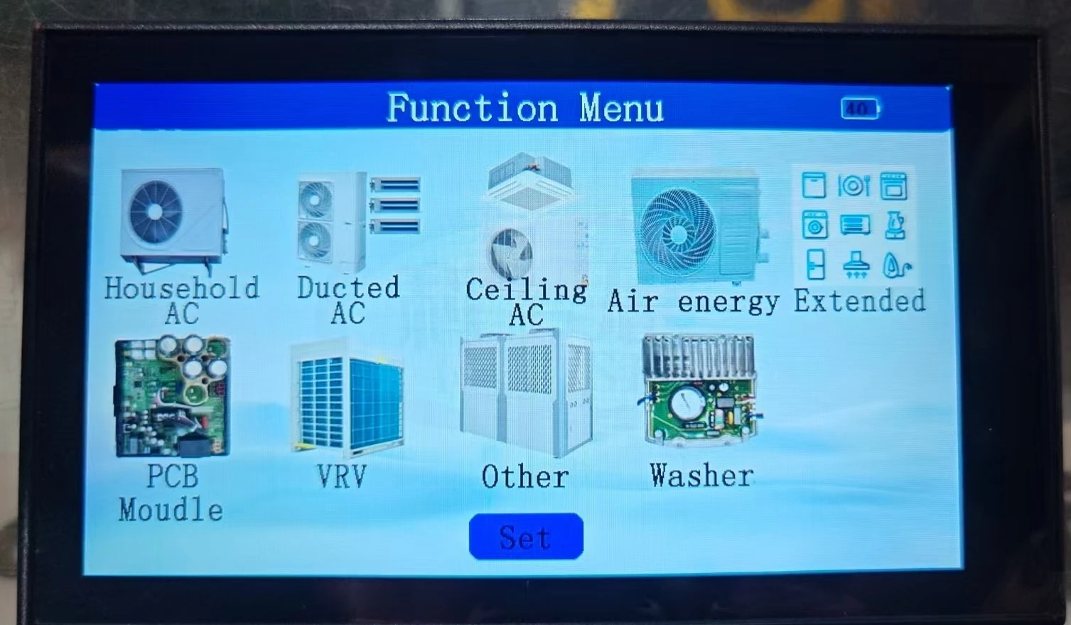 كاشف مكيف الهواء العاكس من Kejis Zhizun، مكيف الهواء المنزلي: آلة خارجية تدعم 130 + علامات تجارية