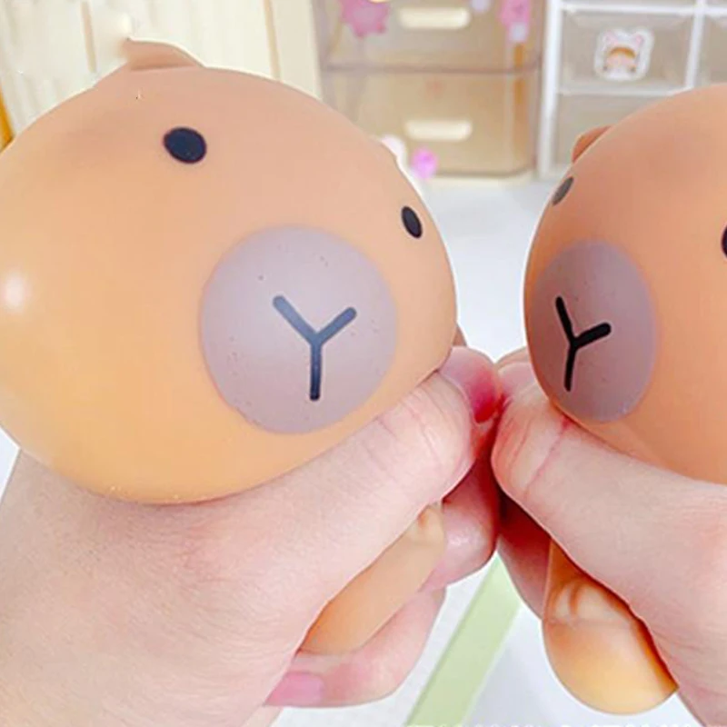 Cute Cartoon Capybara Mochi Pinching Toy Squishy Toy Slow Rebound Decompression Toys Stress Release Hand Relax Gifts