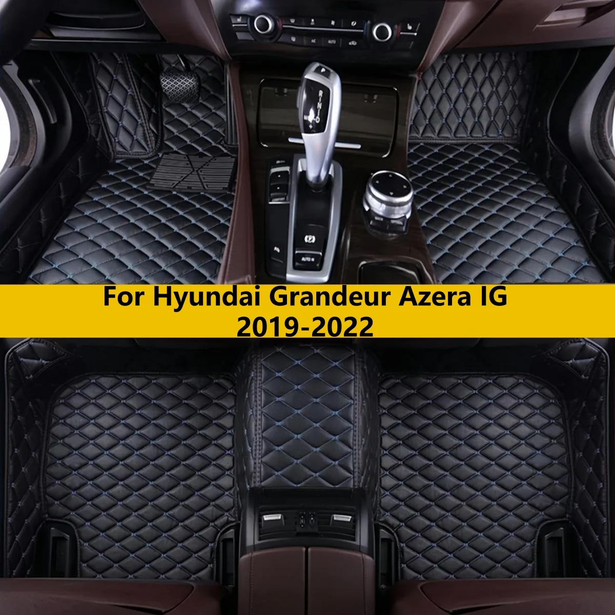 

Custom Car Floor Mats For Hyundai Grandeur Azera IG 2019 2020 2021 2022 Carpets Rugs Car Floor Liners Interior Accessories