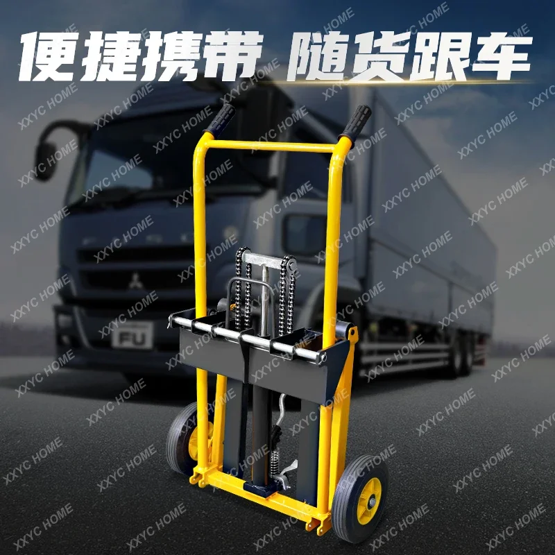 수동 미니 지게차 소형 리프트 스태커 유압 팔레트 수동 지게차