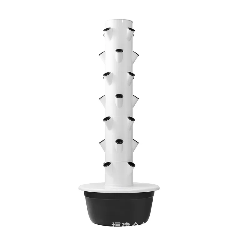 Smart Hydroponic Tower Garden System Vertical Soilless Vegetable Planter Kit Indoor Outdoor Automatic Irrigation Growing