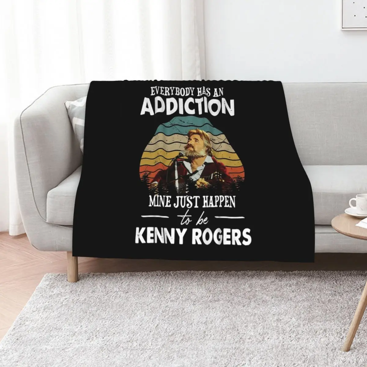 Vintage Addiction Happens To Be Kenny Rogers Throw Blanket Blankets For Sofas Camping Bed Picnic Designers Blankets
