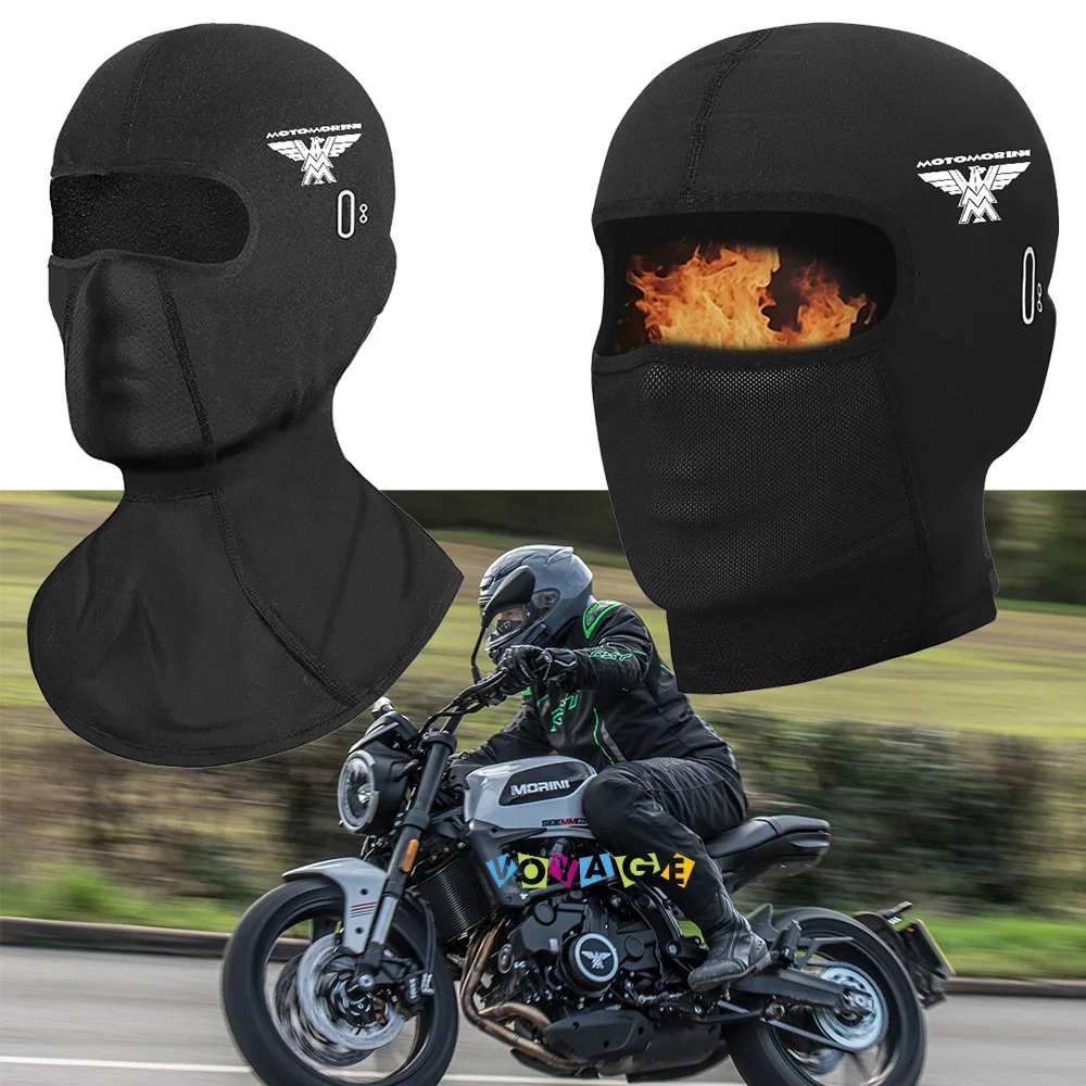 For Moto morini X-Cape Milano Corsaro Neck Full Face Mask Windproof Dustproof Face Shield Motorcycle Accessories Balaclava Hats