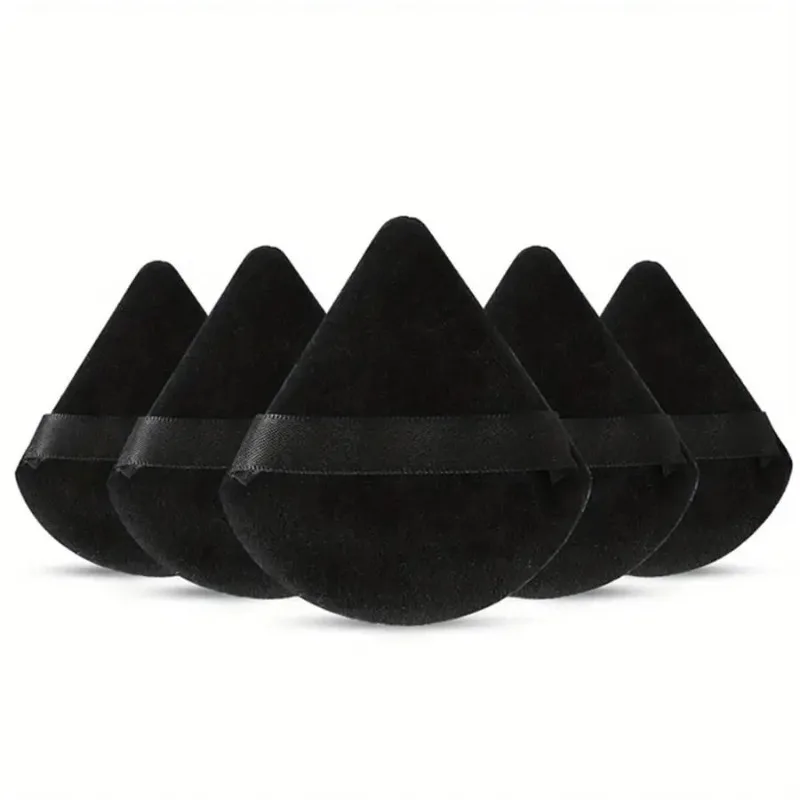 1/5/6/20/50 Stuks Driehoek Poederdons Voor Losse Poeder Vloeibare Cosmetische Zachte Pluche poederdons Make-Up Foundation Bladerdeeg Make-Up Tool
