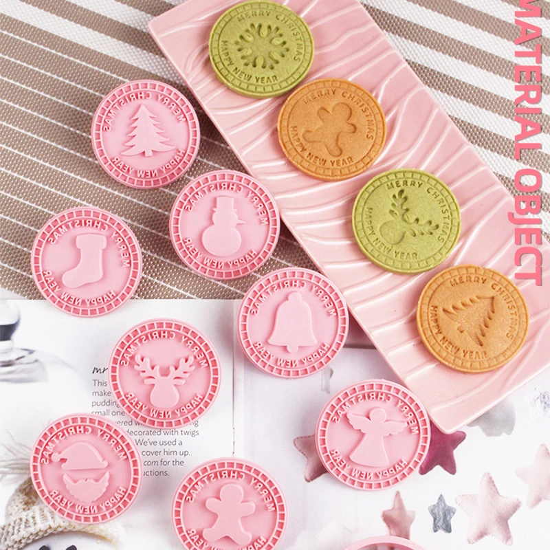 1Box 3D Cartoon Animal Cookie Cutter Flower Xmas Tree Chocolate Mold Biscuits Baking Mold Birthday New Year Cookies Accessories view 4