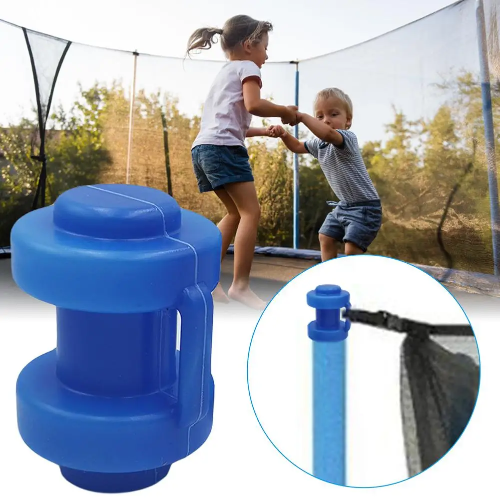 8Pcs Trampoline End Cover Anti Collision Trampolines Pole Lid Wear- Trampoline End Caps Trampoline Supplies