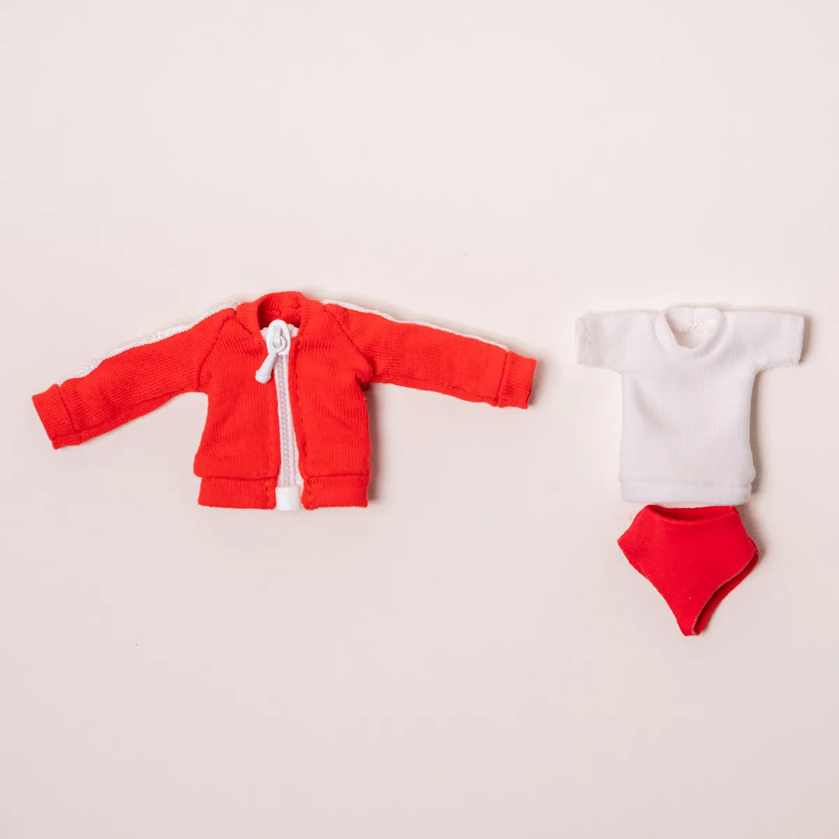 머신 소녀 1/12 옷 99S 시리즈 2025 스타일 체조 복장 빨간색과 파란색 아기 옷