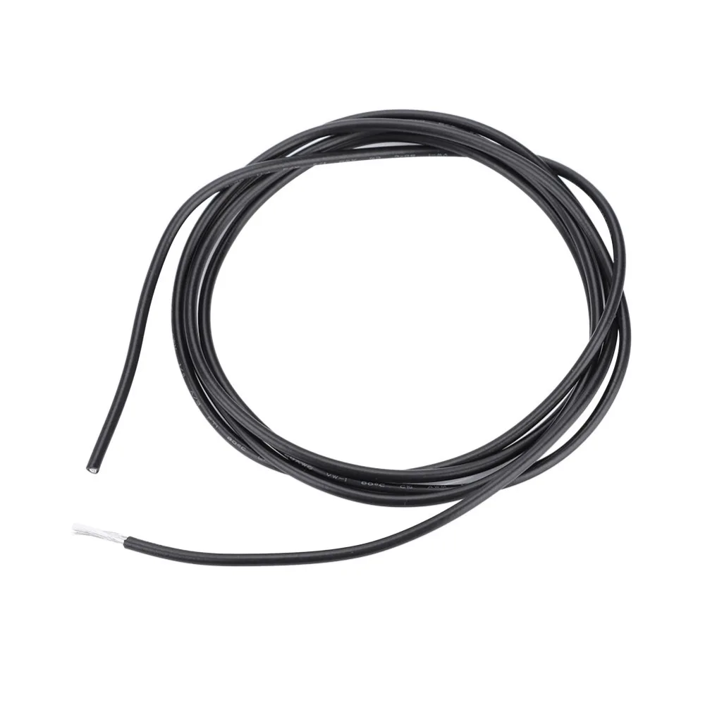 1M / 39.4in Length Guitar Hookup Wire Plastic+Metal Black Electric Guitar Wiring Cable Bass Internal Wiring For Electric Guitar