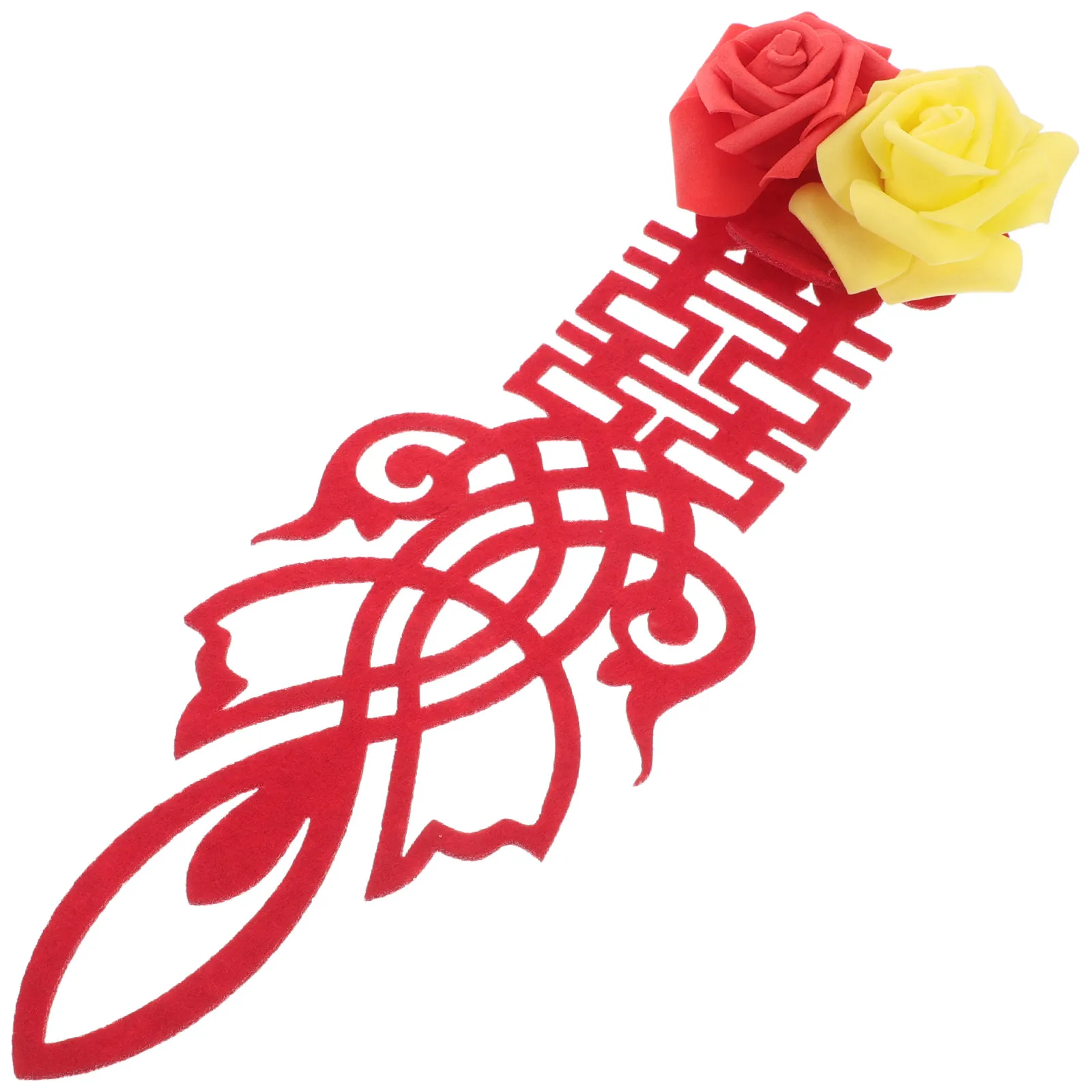Premium Artificial Rose Wedding Car Decor for Door Handles Elegant Floral Accents for Bridal Cars Wedding Car Tie Garlands