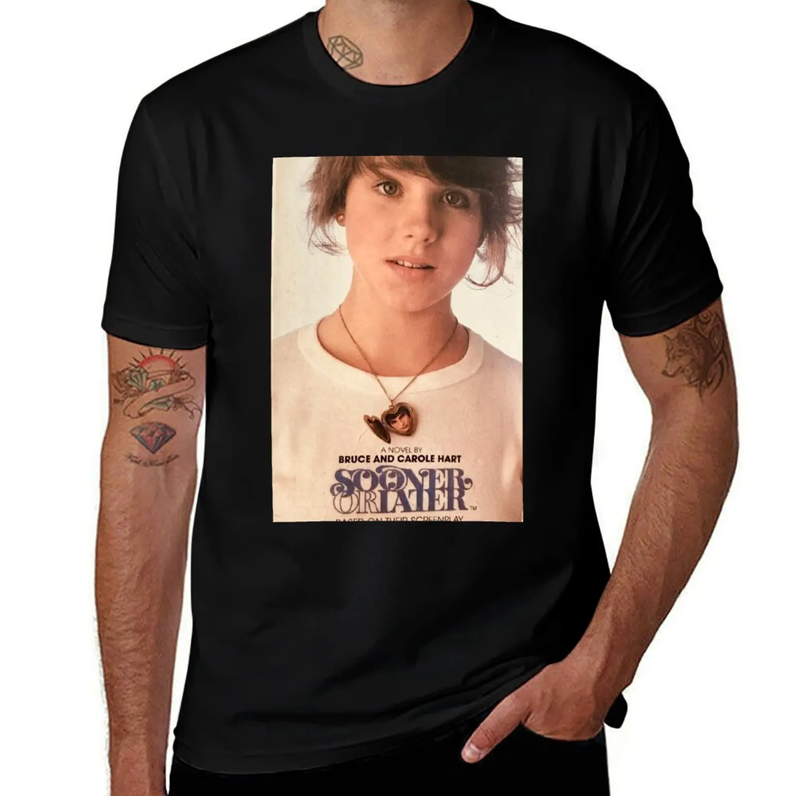 Cover to Sooner or Later T-Shirt Simple Solid Color Crew Neck Tee T-Shirt