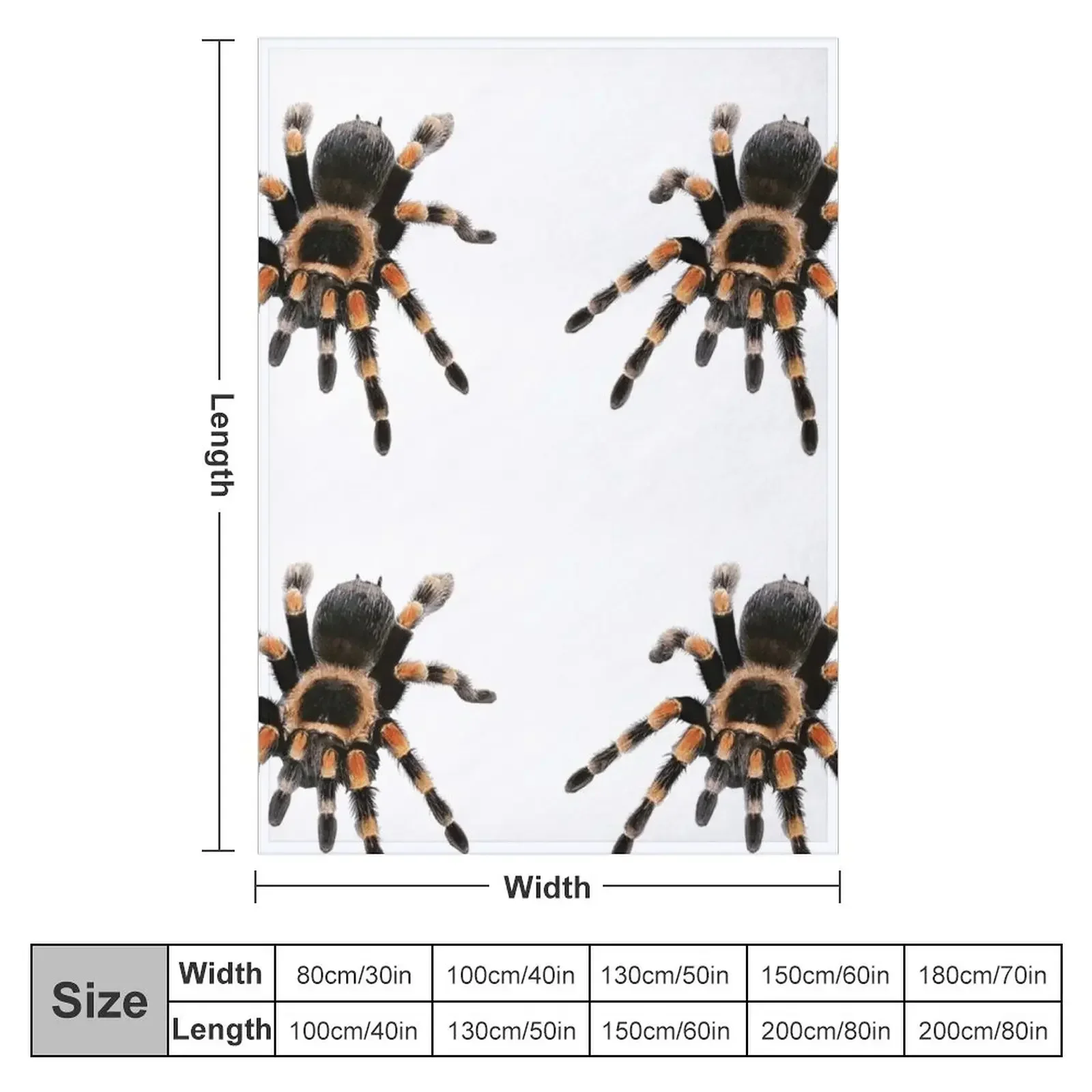 New little spider, tarantula, spider Throw Blanket Camping Kid'S for babies Winter beds Blankets