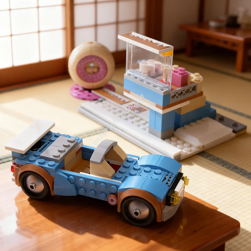 

174pcs MOC Racing Weekend City Model Building Blocks Architecture Toys Christmas Gifts Creative Education Idea Brick Kids