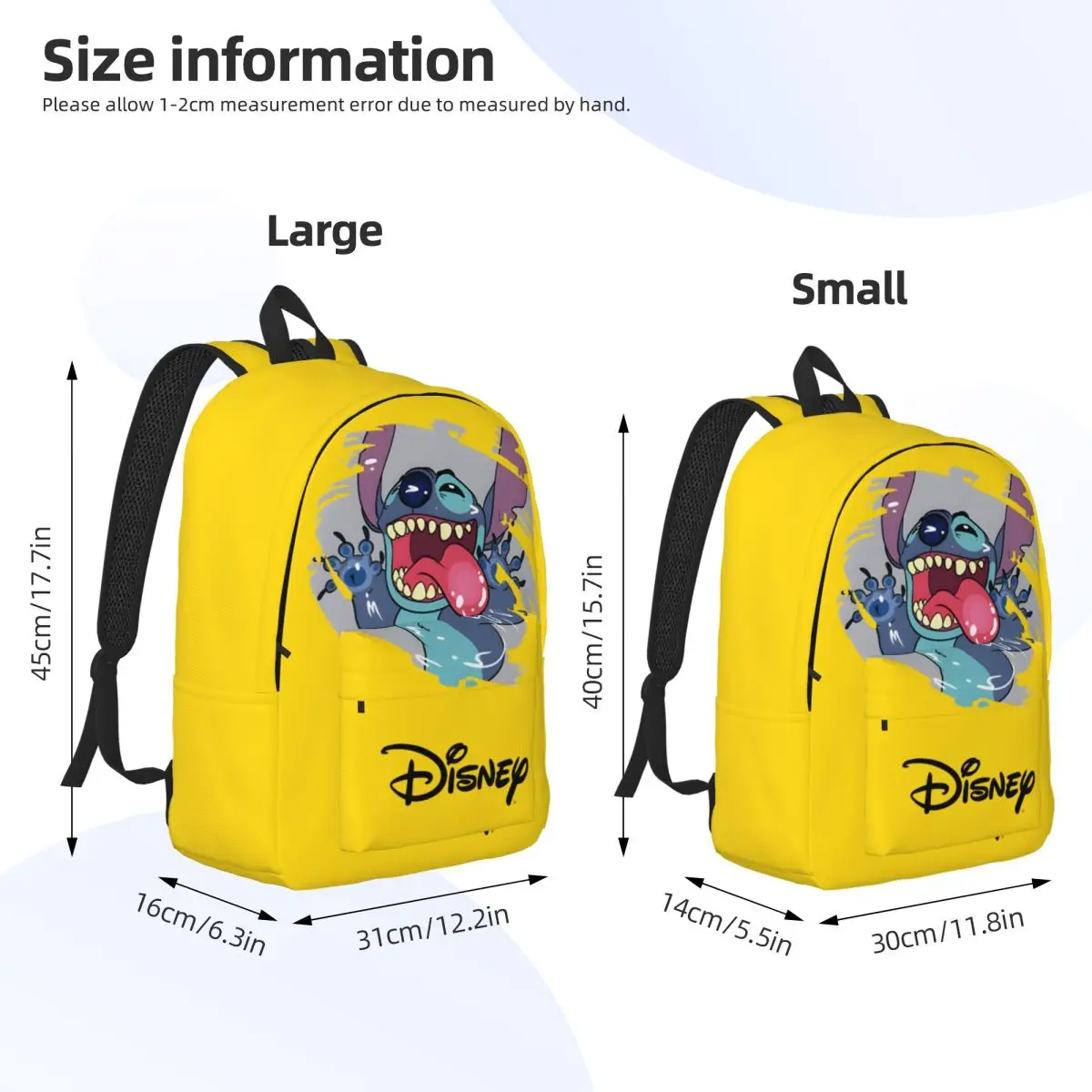 Journey Lick robusta spalla quotidiana Disney Cartoon Character Stitch Bookbag adolescente borsa per l'asilo regalo di compleanno