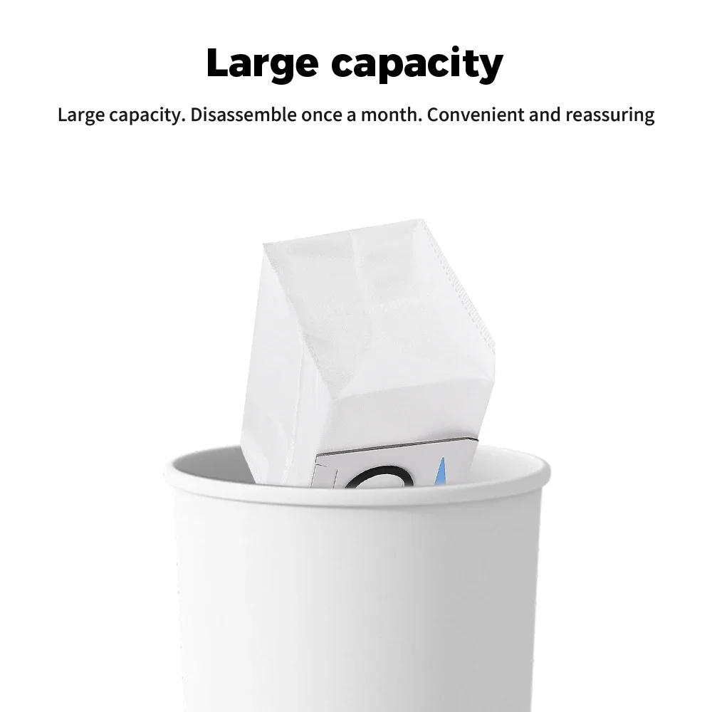كيس جمع الغبار ل Ecovacs Deebot X1 OMNI/TURBO/T10 OMNI/TURBO/T20 Pro مزبلة كيس النفايات مكنسة كهربائية روبوت كيس لجميع الغبار