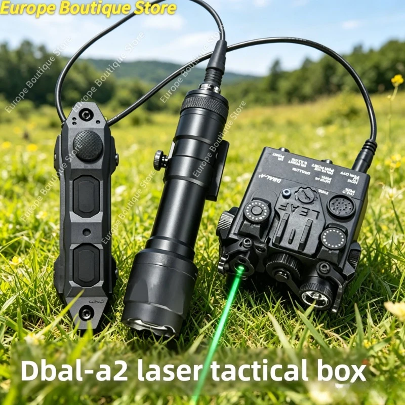 

DBAL-A2 PEQ15 Red Pine Dot IR Laser Point Tube M600 Glint Gear Warm Scout Light Suit 20MM Picatinny Clip