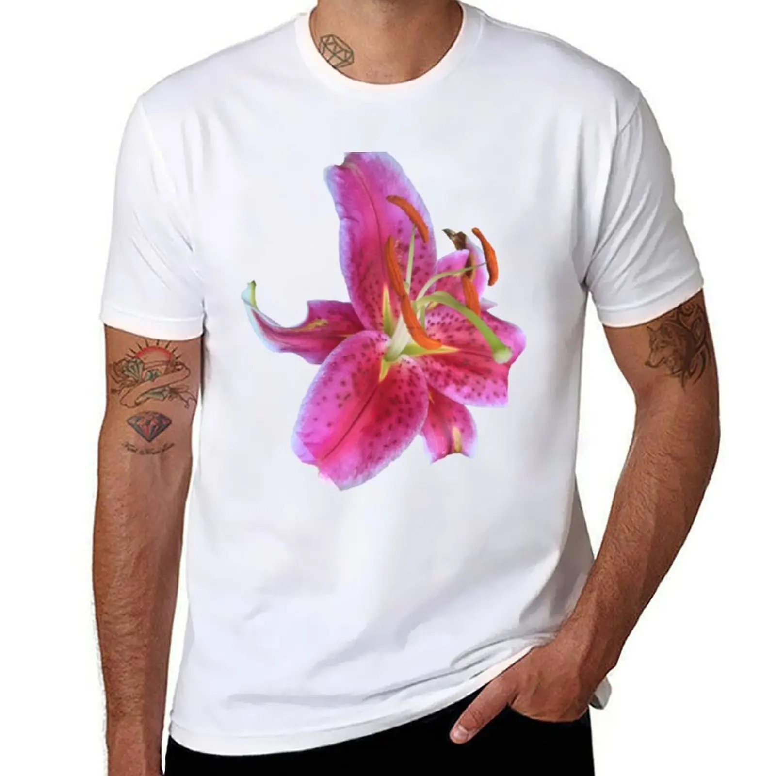 

Stargazer Lilly T-Shirt man t shirt summer man graphic t shirt T-Shirt