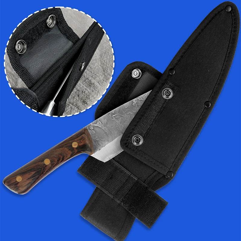1pc Waterproof Oxford Sheath Holder Knife Sheath Holster Belt Loop Case Flashlight Case Camp Outdoor Carry Fold Knife Tool